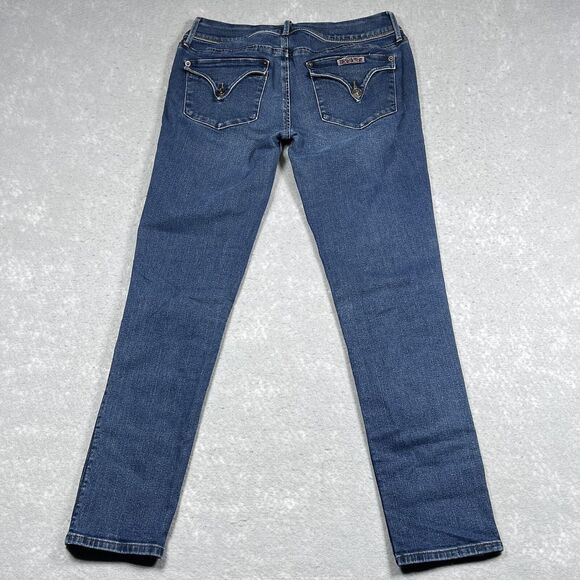 Hudson Jeans Womens Size 27 Collin Skinny Low Rise Stretch Denim Blue Jeans - Picture 9 of 15